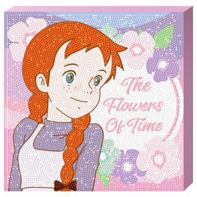 빨강머리앤 꽃의 시간 (캔버스) 보석십자수 25x25
