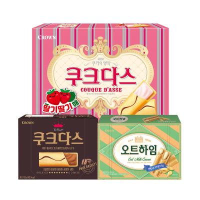 크라운 신상품 쿠크다스/하임 3종세트