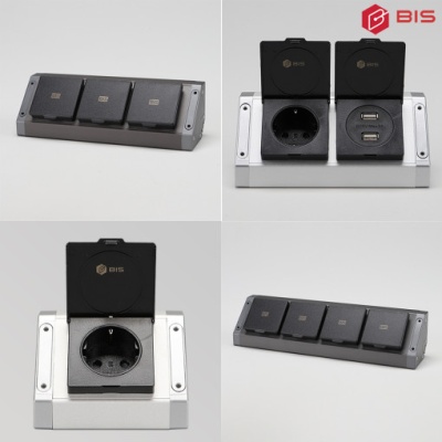 BIS 코너콘센트 엣지 노출 주방 USB 모음