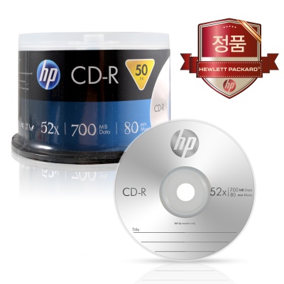 HP CD-R 700MB 50P CAKE 50장 케이크/공시디/공CD