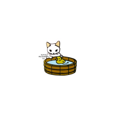 [PCZ-005]고양이의 일상(러버덕).핀뱃지