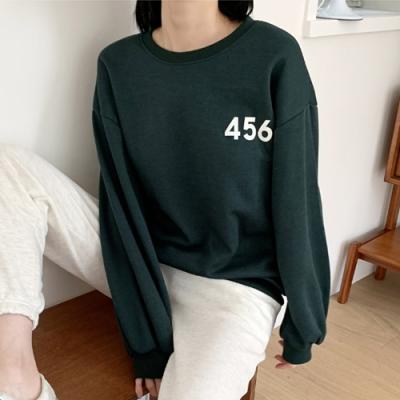 [애슬릿]국내 생산 기모 456 여성 맨투맨 티셔츠