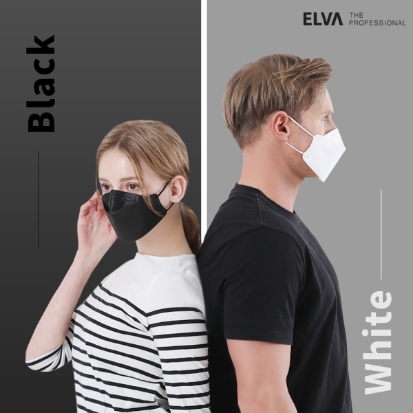 ELVA 세븐 클린 KF94 3D 대형 마스크 25매 화이트