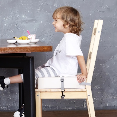 하쥬르 키높이 유아 어린이 의자 방석 - 곰