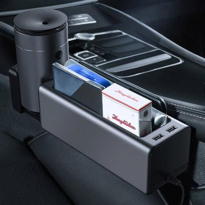 차량용 USB 충전 휴대폰 거치대 정리함 포켓 EM013