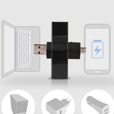 [피노컴]올인원 OTG USB 8GB 충전전송 확장메모리기능
