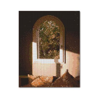 DIY 보석십자수 - 침실 밖 풍경 BN06 (40x50)