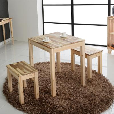 원목 2인 식탁 테이블 600×600(삼나무,아카시아)