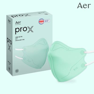 [아에르] ProX 프로엑스 컬러마스크 민트 10매