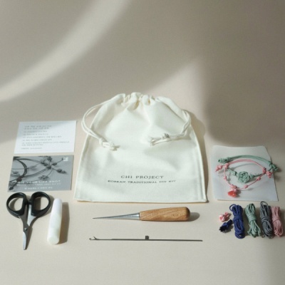 전통 매듭 팔찌 DIY 키트 - 여름색상
