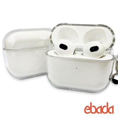 ebada 에어팟3세대 일체형 하드 투명 크리스탈 케이스
