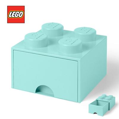 [LEGO]레고 블럭 서랍 정리함 4구_아쿠아/ 서랍형
