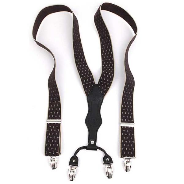 CLASSIC 브라운 다이아 suspenders CH1953405