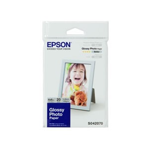 엡손(EPSON)용지 C13S042546 (포토용지) / Glossy Photo Paper 4X6 / 20매