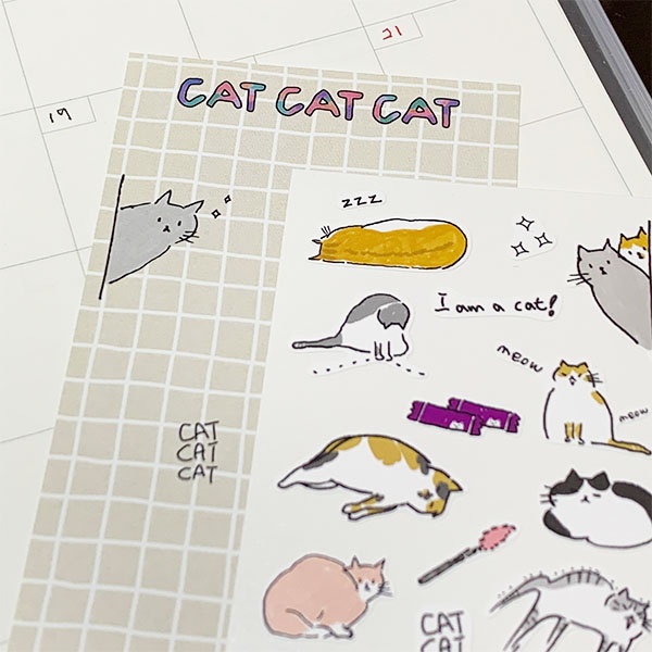 소소비_CAT CAT CAT 스티커