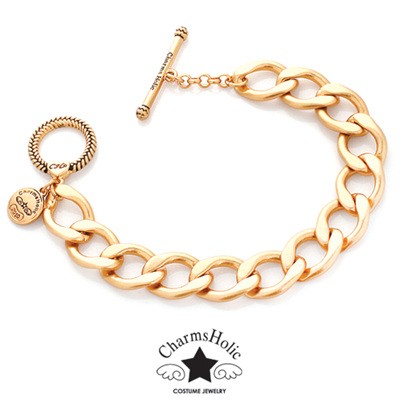 [참스홀릭] vintage gold bracelet ckb 101 참 전용 팔찌