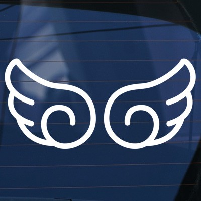천사날개 - 초보운전스티커(104)