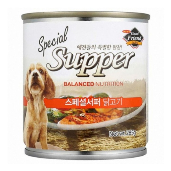 강아지캔사료 스페셜서퍼 닭고기 285g 1P 습식사료