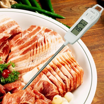 해피쿠킹 탐침 온도계 요리 조리 고기 온도 측정기