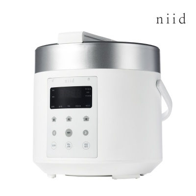 니드 3인용 미니 소형 전기 압력 밥솥 NIID5 화이트