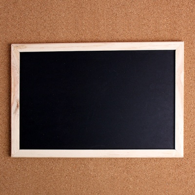 원목 칠판 겸용 화이트 보드(30x20cm)