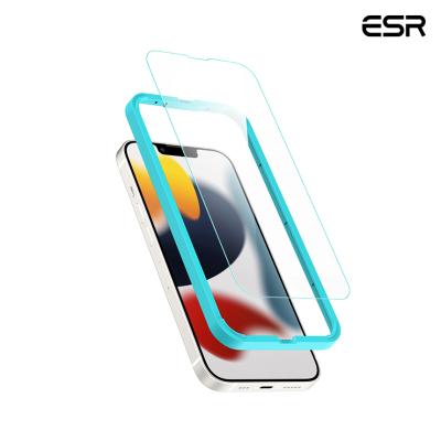 ESR 아이폰13 가이드 풀커버 강화유리 2팩