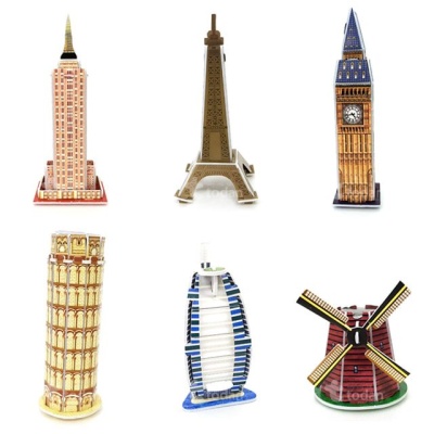세계 건축 문화재 미니어쳐 모형 DIY 6종 3 만들기