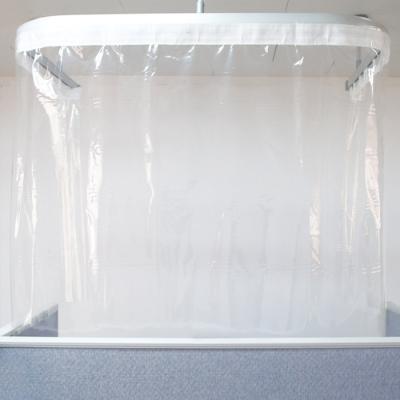 비말 차단방지 우레탄 방풍 비닐커튼 투명(135x118cm)