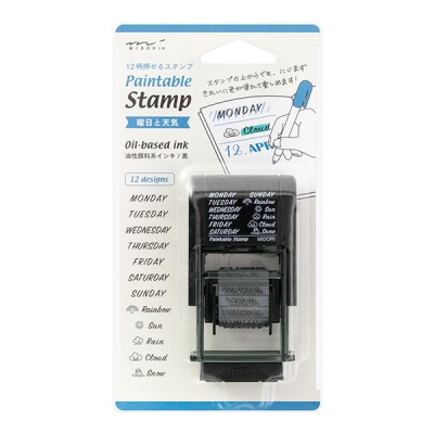 Paintable Stamp - 요일과 날씨