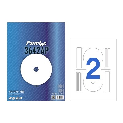 폼텍 CD/DVD 라벨/IS-3642AP