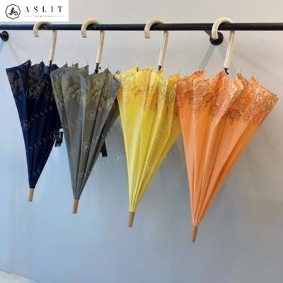 [애슬릿]꽃 무늬 해바라기 프린팅 자동 장 우산 양산