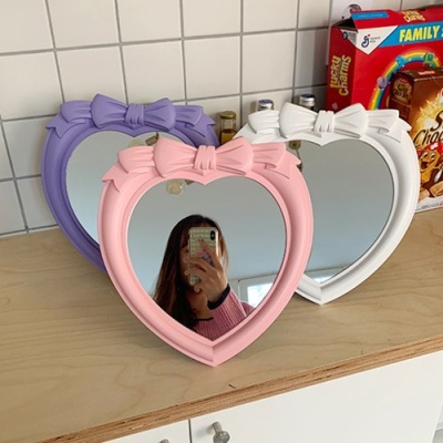 Ribbon Heart Mirror 리본하트거울
