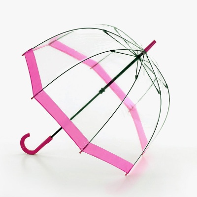 펄튼 투명 돔 장우산 버드케이지-1 핑크