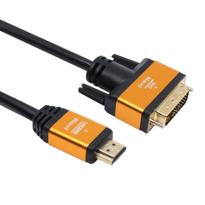 (NEXI) 넥시 V2.0 골드메탈 HDMI to DVI 케이블