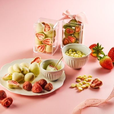 피나포레  눈꽃 딸기 수제 초콜릿 만들기 DIY 홈베이킹 쿠킹박스