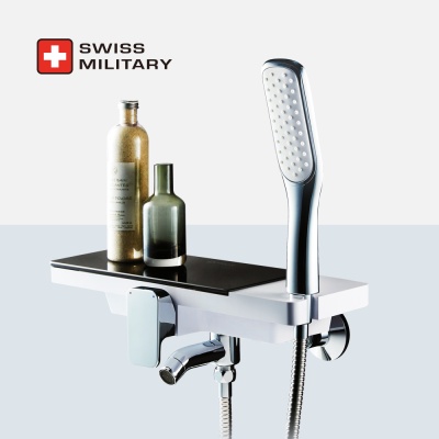 스위스밀리터리 선반형 샤워수전 (샤워기거치 일체형)