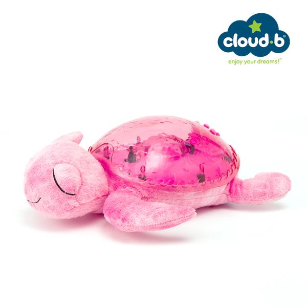 [클라우드비] 물결 멜로디 수면인형 거북이 핑크