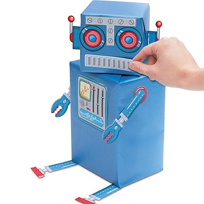 [원더스토어] 럭키스 로봇 선물 포장지
