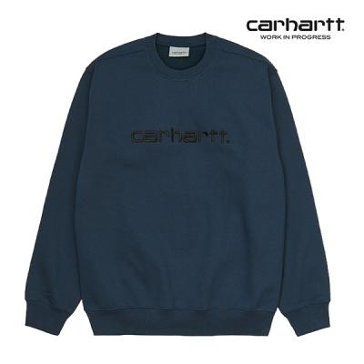 칼하트WIP Carhartt Sweatshirt (Admiral / Black)
