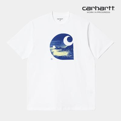 칼하트WIP S/S Gulf C T-Shirt (White) 반팔티셔츠