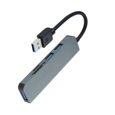 5in1 멀티 USB허브 카드리더기 / SD TF카드 LCTB576