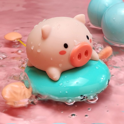 튜브타는 피기 아기 목욕놀이 보트 물놀이 장난감