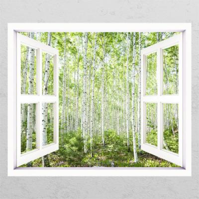bc701-푸르른자작나무숲_창문그림액자
