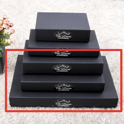 선물 포장 상자-블랙싸바리상자  직사각납짝대형 Box E6