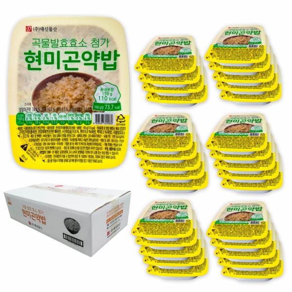 [곡물발효효소첨가] 현미곤약밥 150g x 30팩