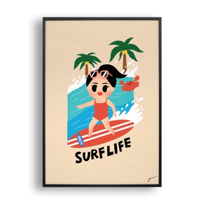 surflife / 일러스트 액자