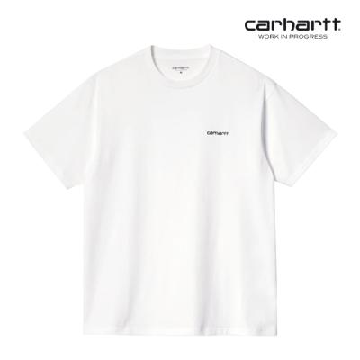 칼하트WIP S/S Script Embroidery T-Shirt White