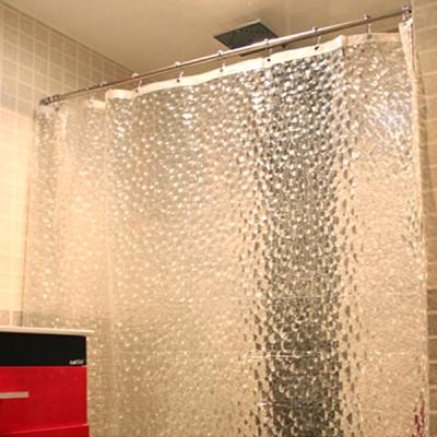 자갈무늬 반투명 방수 욕실 샤워커튼