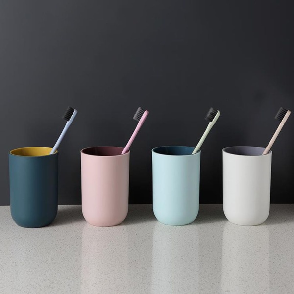 키밍 칫솔꽂이 양치컵 심플 컬러 휴대용 커플용품
