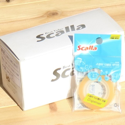 [Scalla] 12mmx20M 12개-스칼라 아크릴 접착제 다용도 테이프 리필 HA381-1